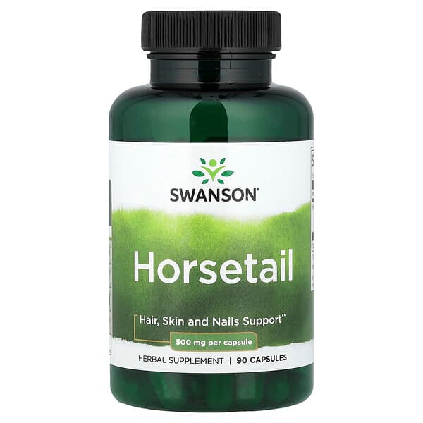 Swanson Vitamins, Horsetail, 500 mg, 90 Capsules
