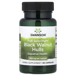 Swanson, Full Spectrum® Black Walnut Hulls, 500 mg, 60 tobolek