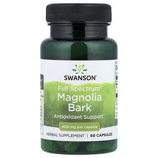 Swanson, Full Spectrum® Magnolia Bark, 400 mg, 60 Capsules