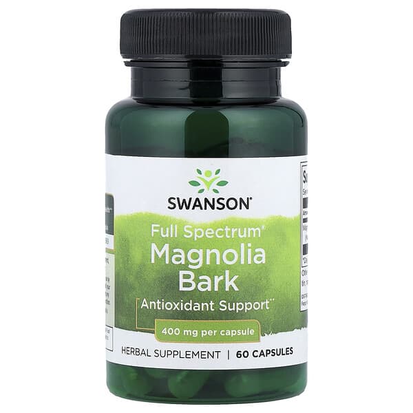 Full Spectrum® Magnolia Bark, 400 mg, 60 Capsules