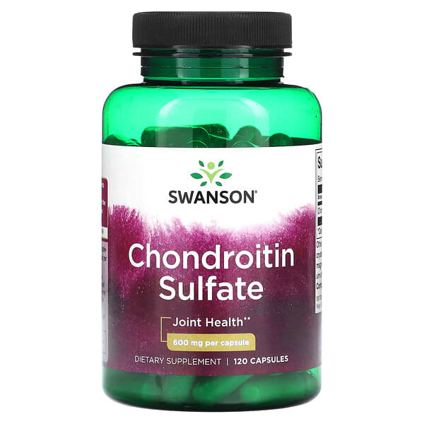 Swanson, Chondroitin Sulfate , 600 mg , 120 Capsules