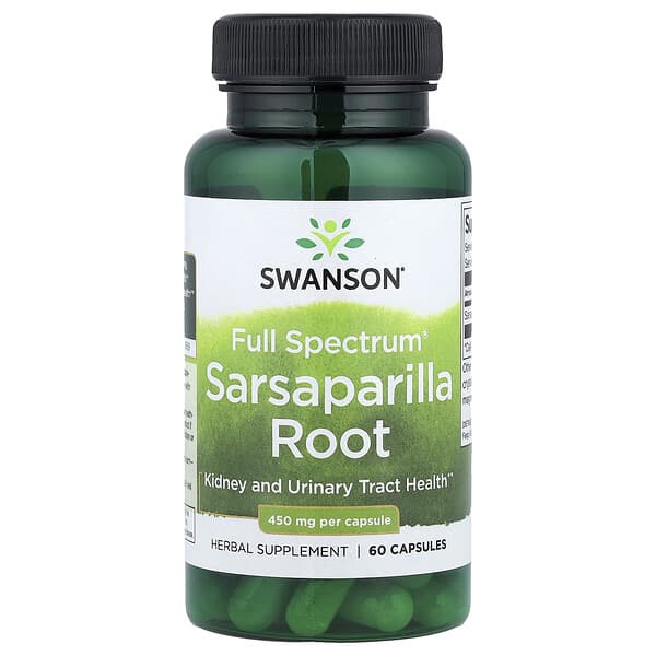 Full Spectrum® Sarsaparilla Root, 450 mg, 60 Capsules