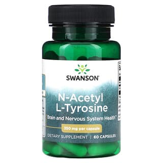 Swanson, N-Acetyl L-Tyrosine, 350 mg, 60 Capsules