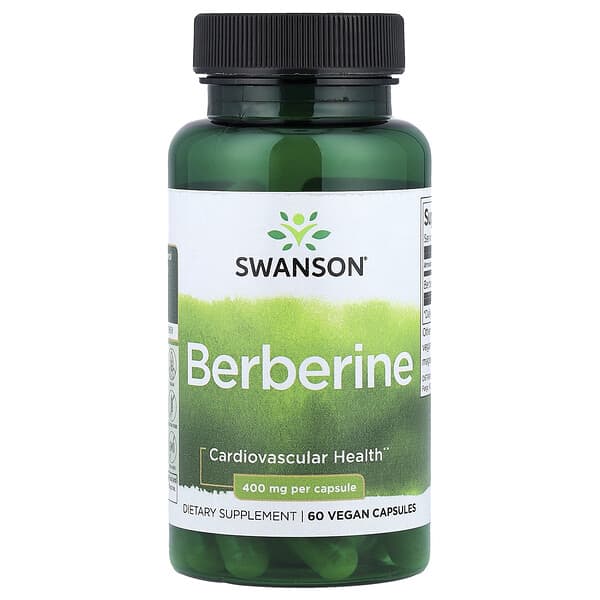 Swanson, Berberine, 400 mg, 60 Vegan Capsules