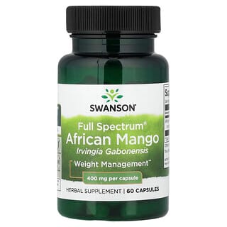 Swanson Vitamins, Full Spectrum® African Mango, 400 mg, 60 Capsules