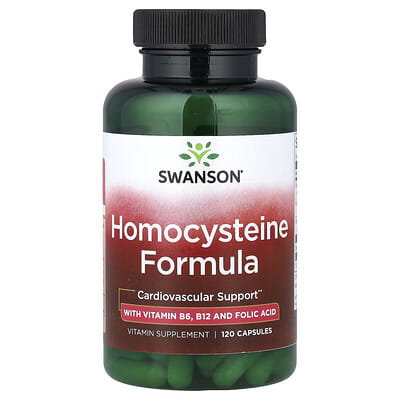 Swanson, Homocysteine ​​Formula, 120 Capsules