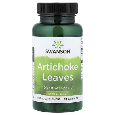 Swanson, Artichoke Leaves, 500 mg, 60 Capsules