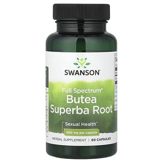 Swanson, Full Spectrum Butea Superba Root, 400 mg, 60 capsule