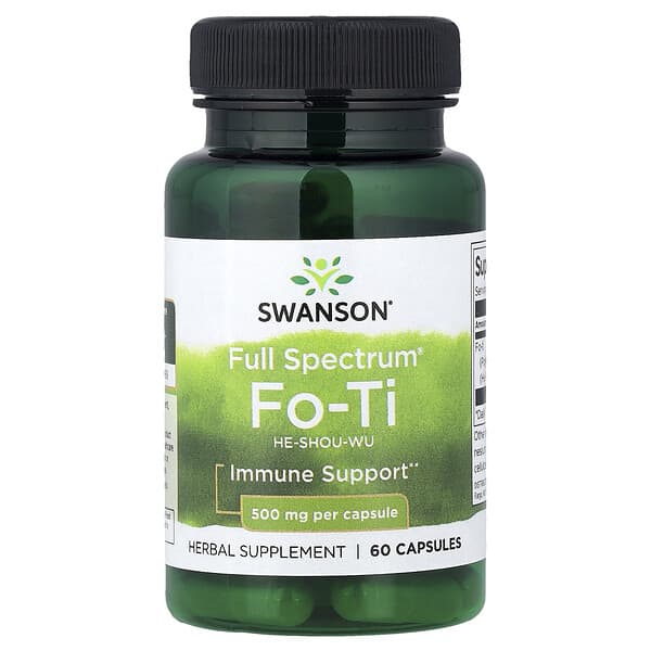 Full Spectrum® Fo-Ti, 500 mg, 60 Capsules