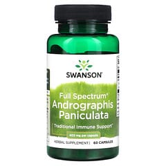 Swanson, Full Spectrum Andrographis paniculata, 400 mg, 60 kapsułek