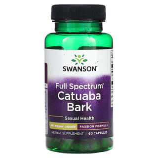 Swanson, Full Spectrum, кора катуабы, 465 мг, 60 капсул