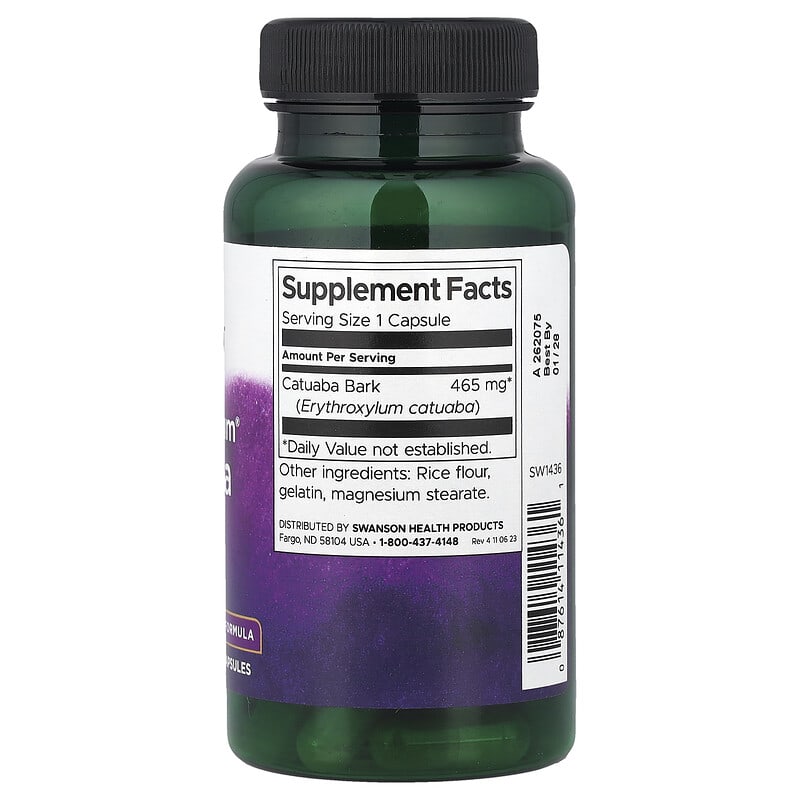 Full Spectrum®（フルスペクトル）カツアバ樹皮、465mg、60粒