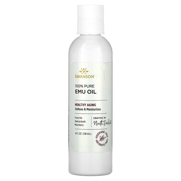 Swanson, 100% Pure Emu Oil, 4 fl oz (118 ml)