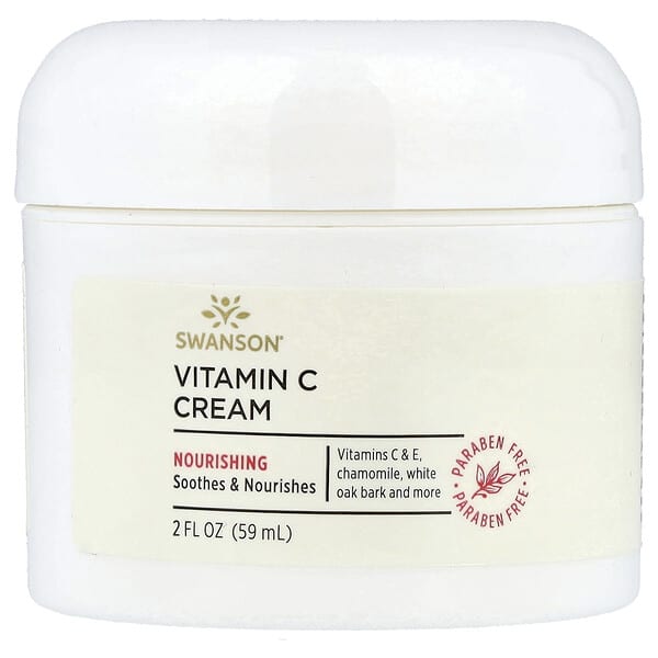 Swanson Vitamins, 비타민C 크림, 59ml(2fl oz)