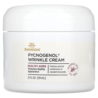 Swanson, Crema antiarrugas con Pycnogenol`` 59 ml (2 oz. Líq.)