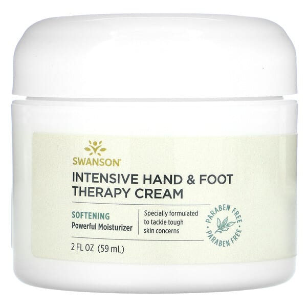 Swanson‏, Intensive Hand & Foot Therapy Cream, 2 fl oz (59 ml)