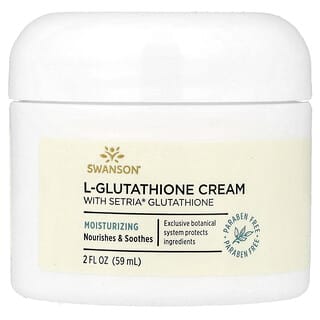 Swanson, L-glutathionový krém se setrií glutathion, 2 fl oz (59 ml)