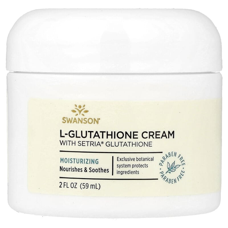 Swanson Vitamins L-Glutathione Cream with Setria Glutathione