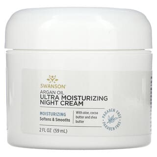 Swanson, Argan Oil Ultra Moisturizing Night Cream, 2 fl oz (59 ml)