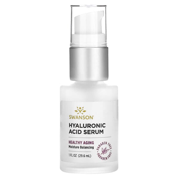 Swanson, Hyaluronic Acid Serum, 1 fl oz (29.6 ml)