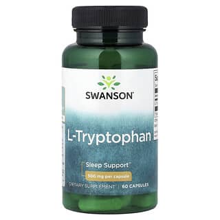 Swanson, L-триптофан, 500 мг, 60 капсул