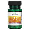 Vitamin D3, High Potency, 25 mcg (1,000 IU), 60 Capsules
