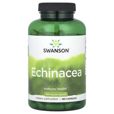 Swanson, Echinacea, 400 mg, 180 capsules