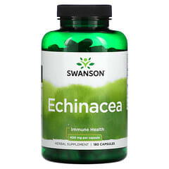 Swanson, Echinacea, 400 mg, 180 Kapseln