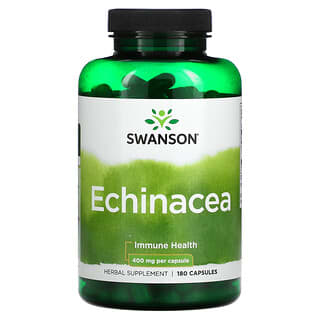 Swanson, Echinacea, 400 mg, 180 cápsulas