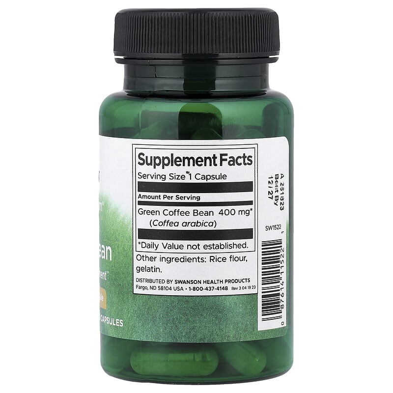 Full Spectrum®（フルスペクトル）グリーンコーヒー豆、400mg、60粒