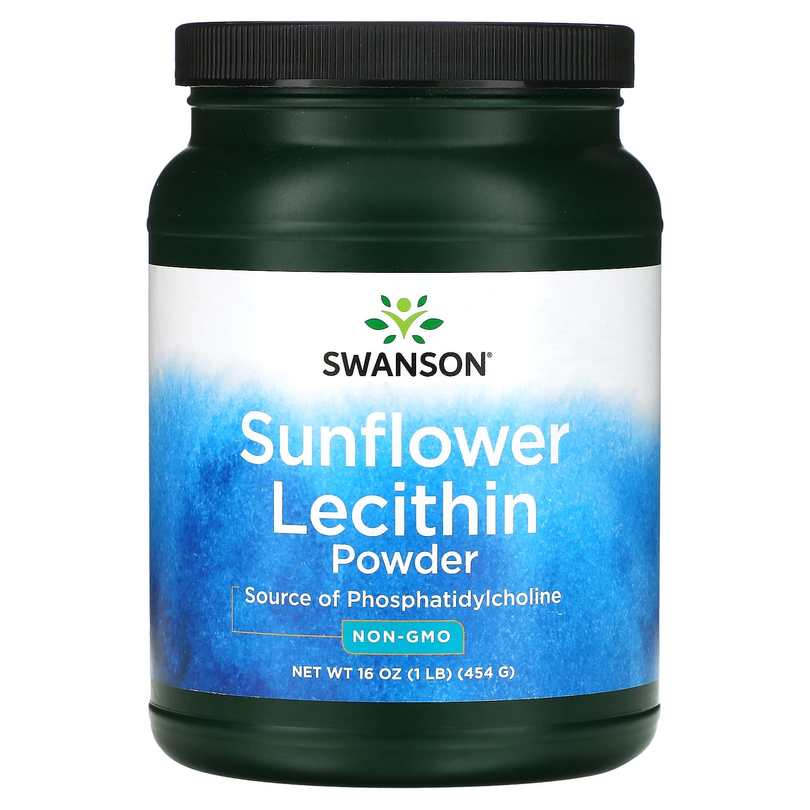 Swanson, Lecitina de girasol en polvo`` 454 g (1 lb)