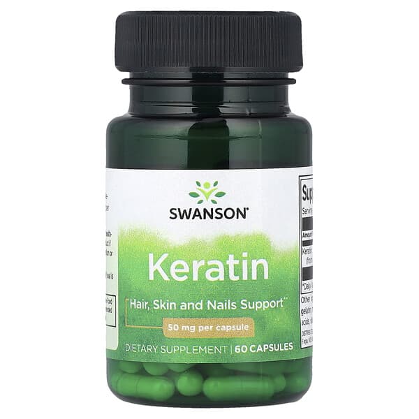 Keratin, 50 mg, 60 Capsules