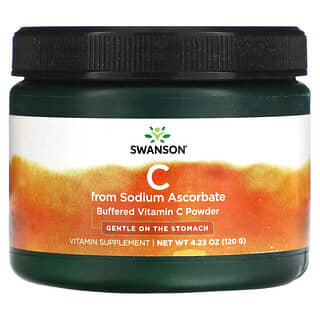 Swanson‏, ויטמין C מסודיום אסקורבט, 120 גרם (4.23 אונקיות)