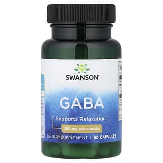 Swanson, Gaba, 250 mg, 60 Kapsul