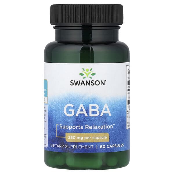 Gaba, 250 mg, 60 Capsules