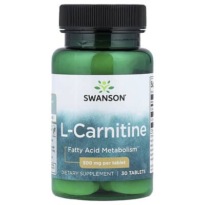 Swanson, L-Carnitine, 30 Tablets