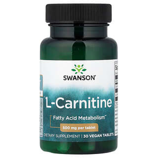 Swanson Vitamins, L-肉鹼，30 片