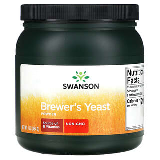 Swanson, Levadura de cerveza en polvo`` 454 g (1 lb)