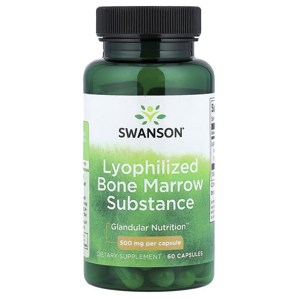 Lyophilized Bone Marrow Substance, 500 mg, 60 Capsules