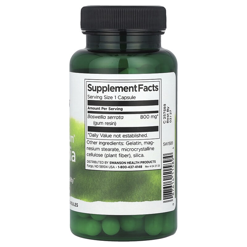 Full Spectrum®（フルスペクトラム）ボスウェリア、60粒（1粒あたり800mg）