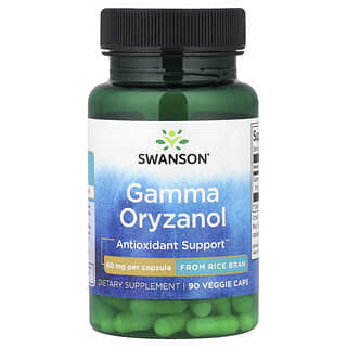 Swanson, Gamma oryzanol, 60 mg, 90 vegetariánských uzávěrů