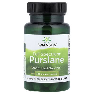 Swanson, Versatile® Purslane, 400 mg, 60 Vegetarian Capsules