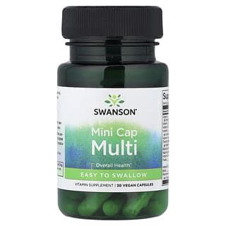 Swanson, Mini Cap Multi, 30 Veg Capsules