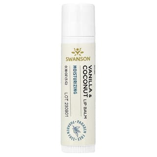 Swanson, Lip Balm, Vanilla and Coconut, 0.18 oz (5 g)