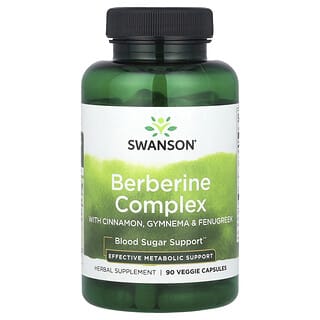 Swanson, Complexe à la berbérine, 90 capsules végétariennes