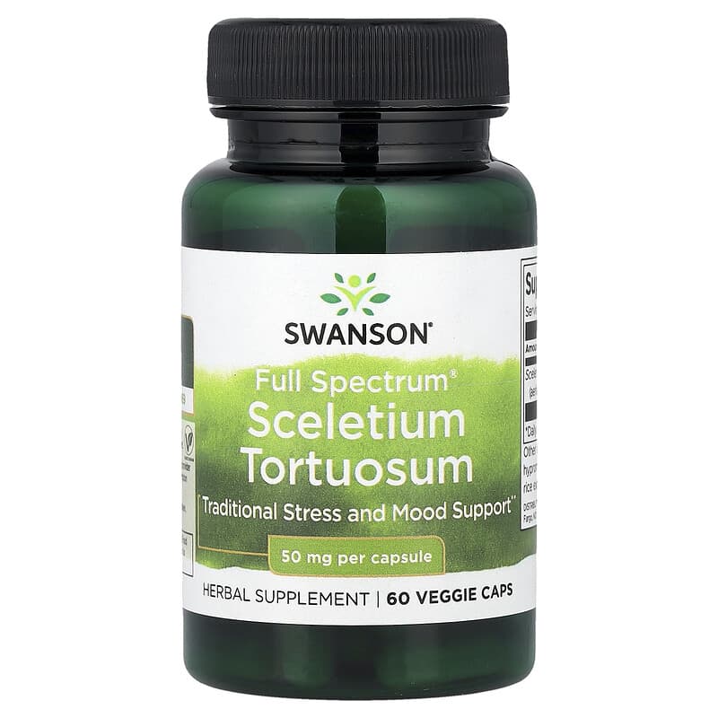 Full Spectrum® Sceletium Tortuosum, 50 mg, 60 Sebzeli Kapak