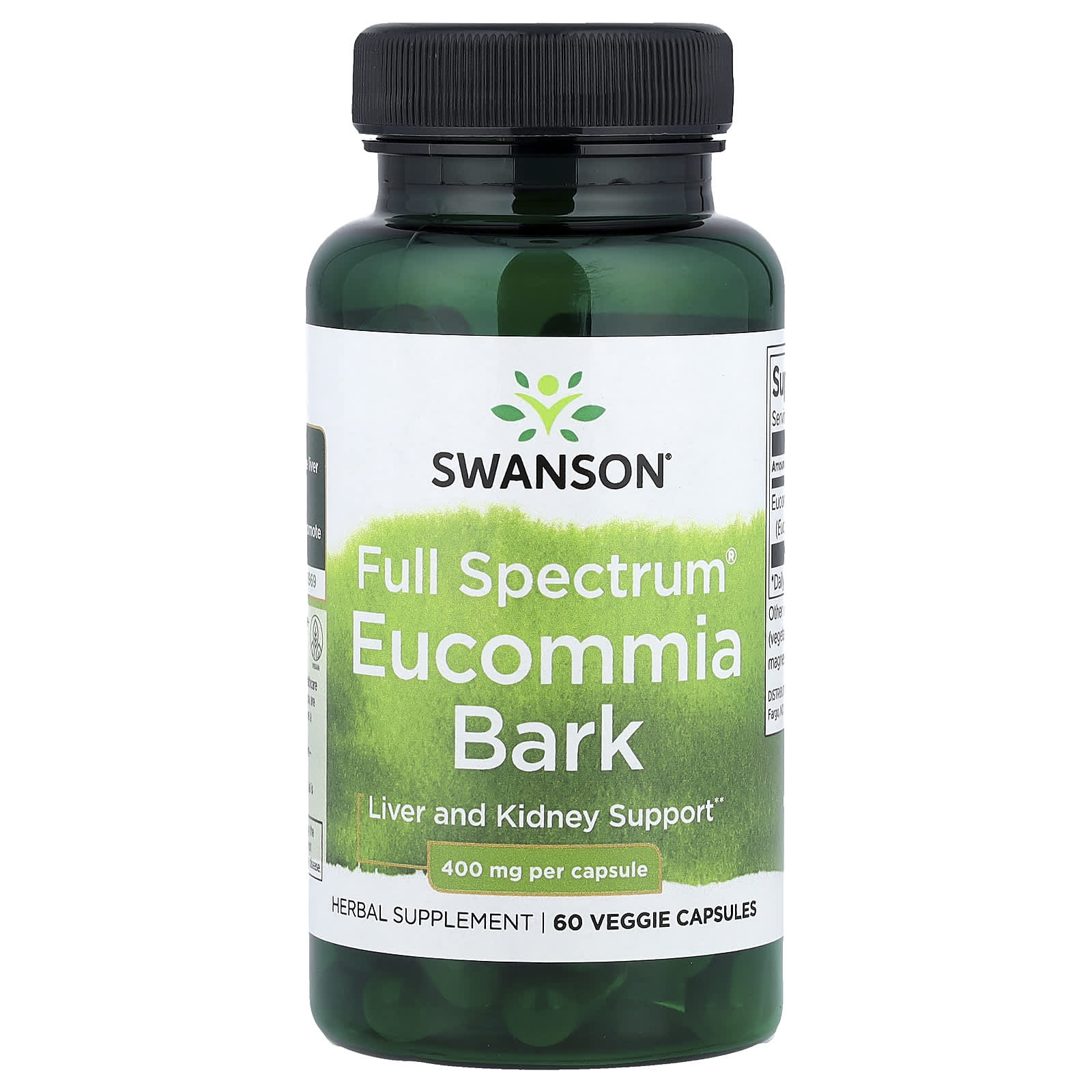 Full Spectrum® Eucommia Bark, 400 mg, 60 Veggie Capsules