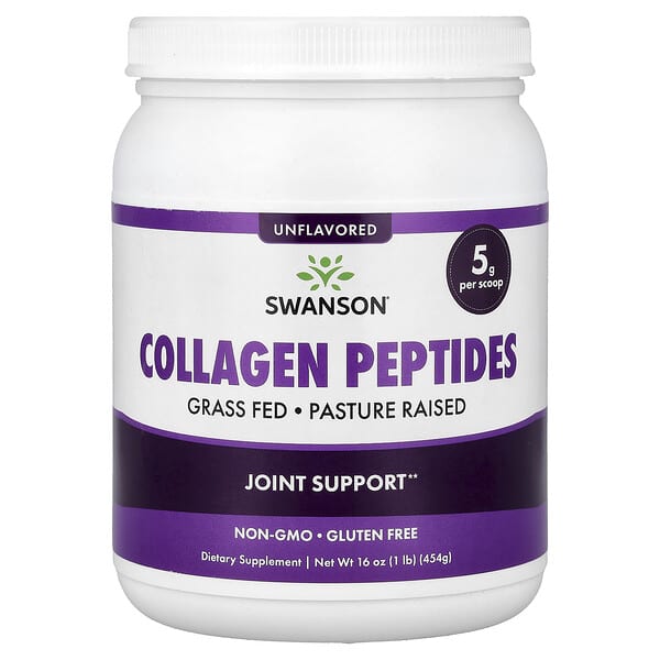 Collagen Peptides, Unflavored, 1 lb (454 g)