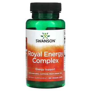 Swanson, Royal Energy Complex, 60 capsules végétariennes