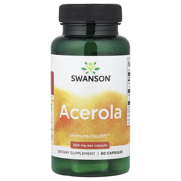 Acerola, 500 mg, 60 Capsules